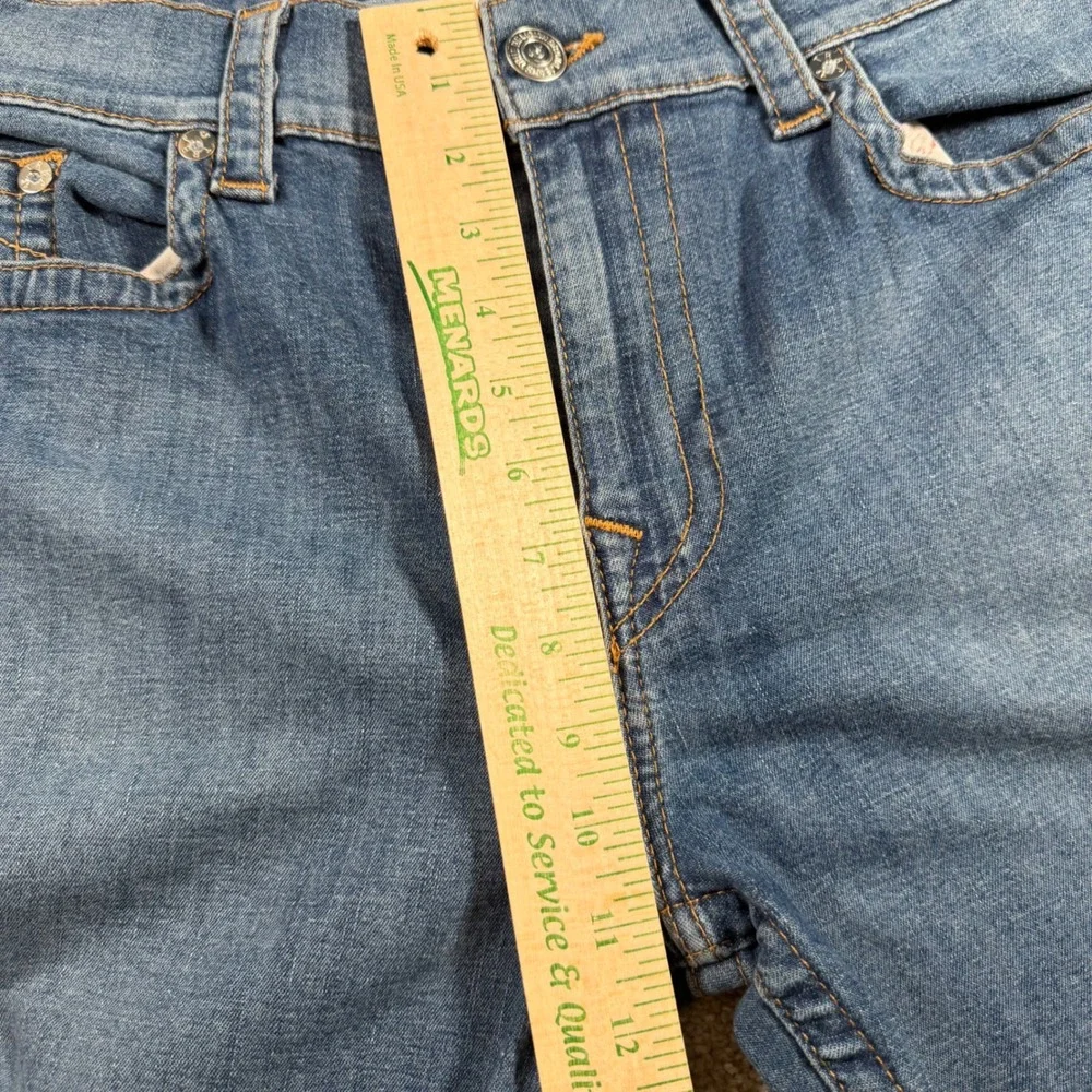 True Religion Ricky Jeans Men 38(FITS 37x28) Blue Relaxed Straight Drop Top Blue